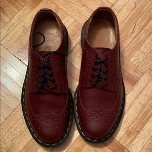 3989 YELLOW STITCH SMOOTH LEATHER BROGUE SHOES